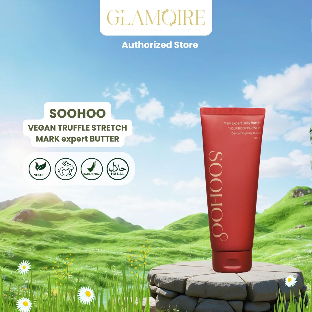 SOOHOO Vegan Truffle Mark Expert Belly Butter 100ml | Krim Menyamarkan Stretch Mark/Bekas Luka